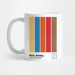 New Jersey // Original Minimalist Artwork Design Mug